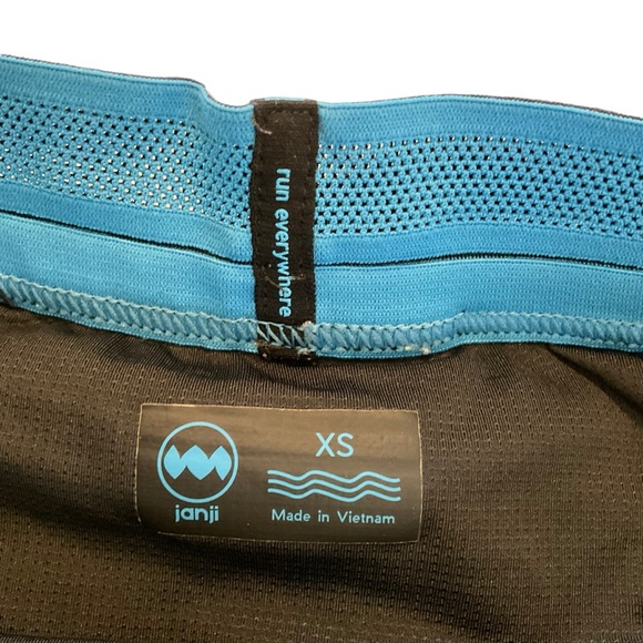 Janji 2’’ Lined AFO Middle Running Shorts Women’s XS Blue Phone Pocket - Picture 13 of 16